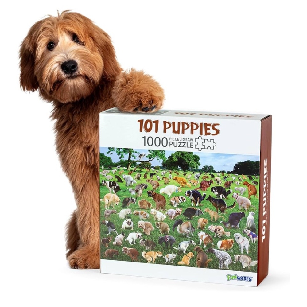 101 Pooping Puppies 1000-piece puzzle